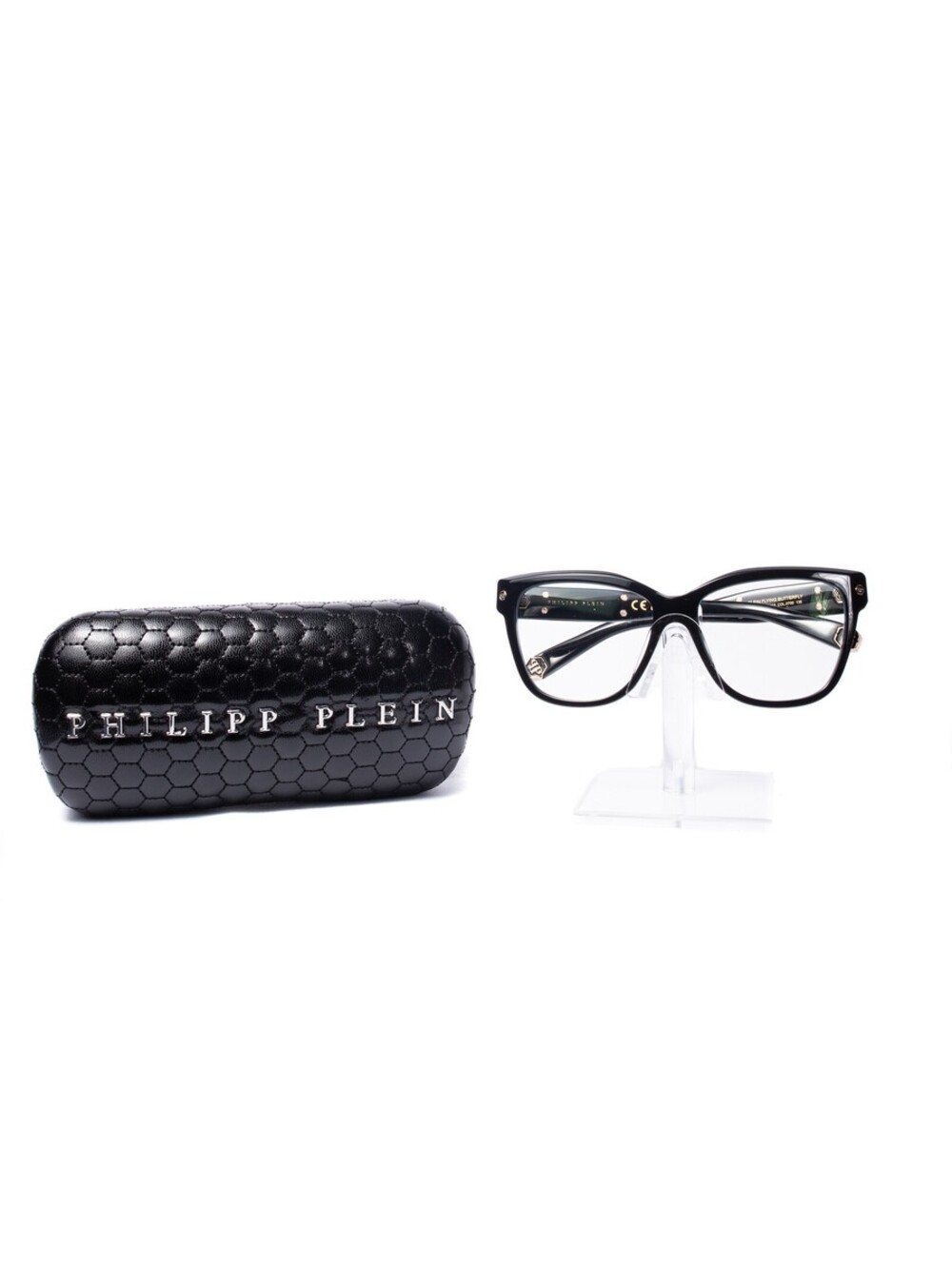 Philipp Plein Unisex Blue Light Blockers Black